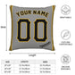 Custom Pittsburgh Pirates Pillow Decorative Throw Pillow Case - Print Personalized Football Team Fans Name & Number Birthday Gift Football Pillows