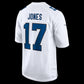 IN.Colts #17 Daniel Jones Tundra White Fashion Game Stitched American Football Jerseys