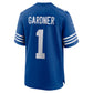 IN.Colts #1 Ahmad Sauce Gardner Royal Alternate Game Stitched American Football Jerseys