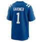 IN.Colts #1 Ahmad Sauce Gardner Royal Team Game Stitched American Football Jerseys
