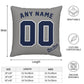 Custom New York Yankees Pillow Decorative Throw Pillow Case - Print Personalized Football Team Fans Name & Number Birthday Gift Football Pillows