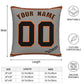 Custom San Francisco Giants Pillow Decorative Throw Pillow Case - Print Personalized Football Team Fans Name & Number Birthday Gift Football Pillows