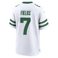 NY.Jets #7 Justin Fields White Game Stitched American Football Jersey
