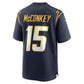 LA.Chargers #15 Ladd McConkey Navy Alternate Game Stitched American Football Jerseys