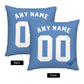 Custom Kansas City Royals Pillow Decorative Throw Pillow Case - Print Personalized Football Team Fans Name & Number Birthday Gift Football Pillows