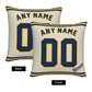 Custom Milwaukee Brewers Pillow Decorative Throw Pillow Case - Print Personalized Football Team Fans Name & Number Birthday Gift Football Pillows