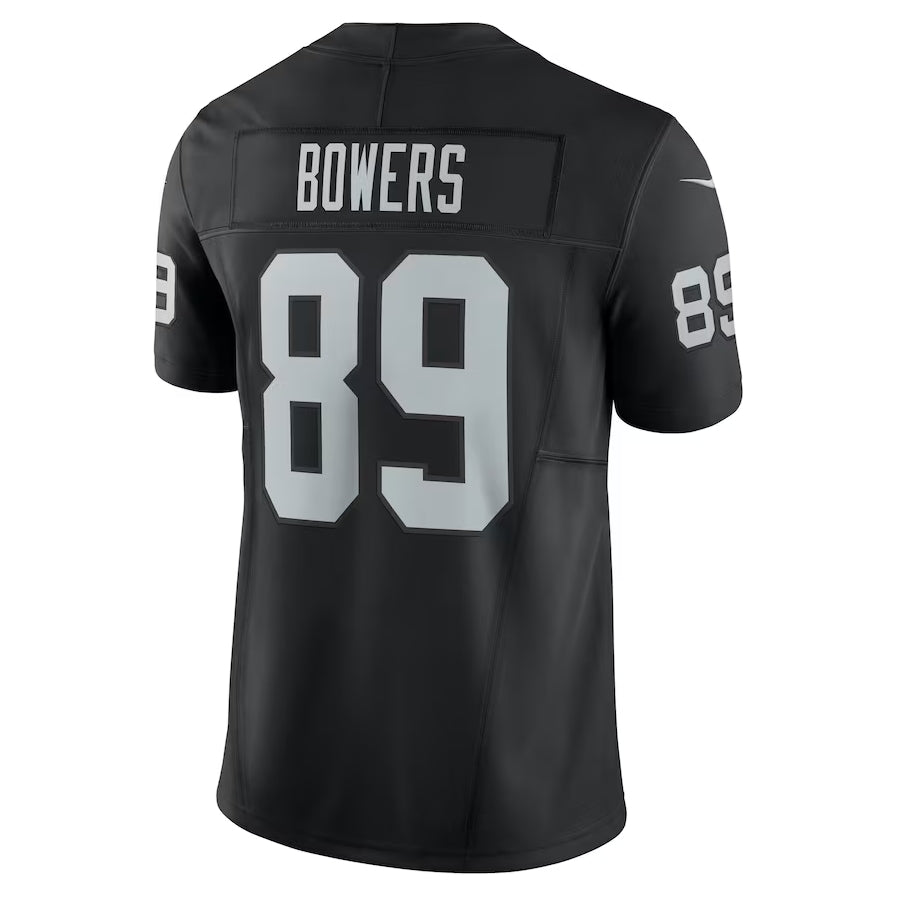 LV.Raiders #89 Brock Bowers Black Team Vapor F.U.S.E. Limited American Football Jerseys