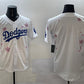 Los Angeles Dodgers Blank White 2025 Tokyo Series Limited Stitched Baseball Jersey