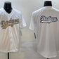Los Angeles Dodgers Team Big Logo White 2025 Gold Collection Limited Stitched Baseball Jersey