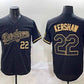 Los Angeles Dodgers #22 Clayton Kershaw Black Gold Limited Stitched Baseball Jerseys