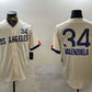 Los Angeles Dodgers #34 Fernando Valenzuela Authentic Collection Stitched Baseball Jersey