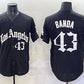 Los Angeles Dodgers #43 Anthony Banda Black Mexico 2025 LA Gothic Style With 2024 World Series Champions Patch Vapor Premier Limited Stitched Baseball Jersey