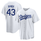 Los Angeles Dodgers #43 Anthony Banda White Cool Base Stitched Baseball Jersey
