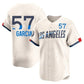 Los Angeles Dodgers #57 Luis Garcia Cream City Connect Limited Stitched Baseball Jersey