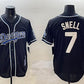 Los Angeles Dodgers #7 Blake Snell Black 2024 World Series Champions Cool Base Stitched Baseball Jersey