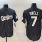 Los Angeles Dodgers #7 Blake Snell Black Cool Base Stitched Baseball Jersey