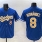 Los Angeles Dodgers #8 Enrique Hernandez Royal 2025 Gold Collection Limited Stitched Baseball Jersey
