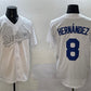 Los Angeles Dodgers #8 Enrique Hernández White Fashion Cool Base Stitched Baseball Jersey
