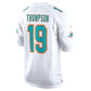 M.Dolphins #19 Skylar Thompson White Game Player Stitched American Football Jerseys
