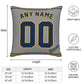 Custom Milwaukee Brewers Pillow Decorative Throw Pillow Case - Print Personalized Football Team Fans Name & Number Birthday Gift Football Pillows