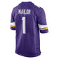 MN.Vikings #1 Jalen Nailor Purple Team Game Stitched American Football Jerseys