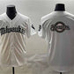 Milwaukee Brewers Team Big Logo White 'Gothic 414 Shadows Edition' Vapor Premier Limited Stitched Baseball Jersey