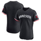 Minnesota Twins Alternate Vapor Premier Elite Patch Jersey - Navy Stitched Baseball Jersey