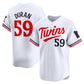 Minnesota Twins #59 Jhoan Duran Home Limited Player Jersey - White Stitched Baseball Jersey