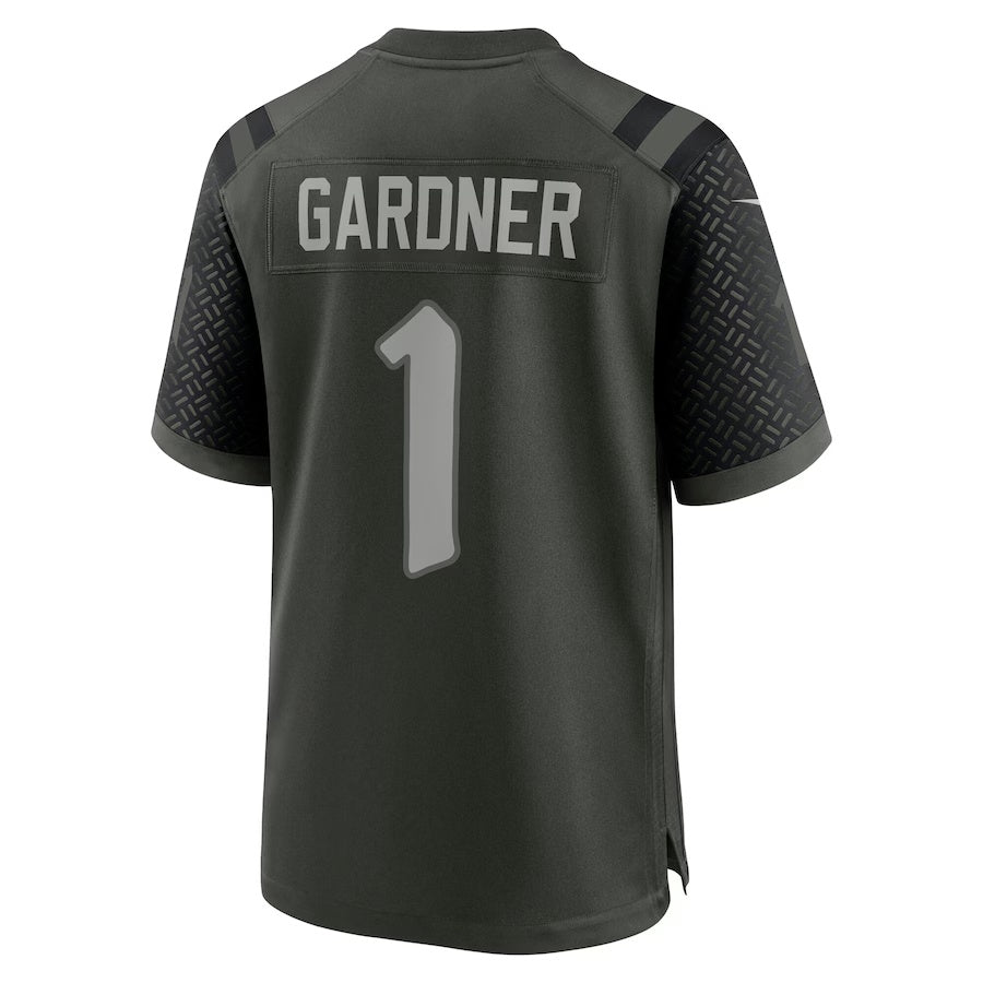 NY.Jets #1 Ahmad Sauce Gardner 2025 Rivalries Collection Game Jersey - Gotham Green Stitched American Football Jerseys