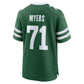 NY.Jets #71 Josh Myers Legacy Green Team Game Stitched American Football Jerseys