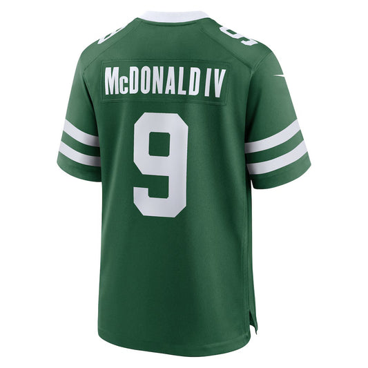NY.Jets #9 Will McDonald IV Legacy Green Team Game Stitched American Football Jerseys