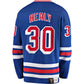 NY.Rangers #30 Glenn Healy Fanatics Premier Breakaway Retired Player Jersey - Blue Stitched American Hockey Jerseys