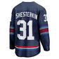 NY.Rangers #31 Igor Shesterkin Fanatics Alternate Premier Breakaway Player Jersey - Navy Stitched American Hockey Jerseys