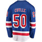NY.Rangers #50 Will Cuylle Fanatics Home Premier Breakaway Player Jersey - Blue Stitched American Hockey Jerseys