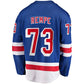 NY.Rangers #73 Matt Rempe Fanatics Home Breakaway Jersey - Blue Stitched American Hockey Jerseys