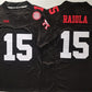 N.Cornhuskers #15 Dylan Raiola Black F.U.S.E. With Patch Vapor Limited Stitched Football American College Jerseys