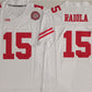 N.Cornhuskers #15 Dylan Raiola White F.U.S.E. With Patch Vapor Limited Stitched Football American College Jerseys