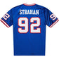 NY.Giants #92 Michael Strahan 1993 Mitchell & Ness Authentic Throwback Retired Player Jersey - Royal Stitched American Football Jerseys