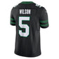 New York Jets #5 Garrett Wilson Alternate Vapor F.U.S.E. Limited Jersey - Legacy Black American Football Jerseys