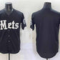 New York Mets Blank Black 'Gotham Gothic Edition' Vapor Premier Limited Stitched Baseball Jersey