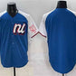 New York Mets National League Blank Blue Alternate 2025 All-Star Edition Limited Stitched Baseball Jersey
