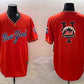 New York Mets Team Big Logo Orange 2025 Spring Training Stitched Baseball Jersey