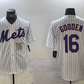 New York Mets #16 Dwight Gooden White Cool Base Stitched Baseball Jerseys