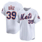New York Mets #39 Edwin Díaz Home Limited Player Jersey - White Stitched Baseball Jersey