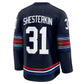 NY.Rangers #31 Igor Shesterkin Fanatics Alternate Premium Jersey - Navy Stitched American Hockey Jerseys