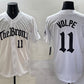 New York Yankees #11 Anthony Volpe White 'Gothic Legacy Edition' Vapor Premier Limited Stitched Baseball Jersey