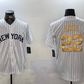 New York Yankees #22 Juan Soto White Pinstripe Fashion Cool Base Stitched Baseball Jersey
