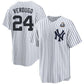 New York Yankees #24 Alex Verdugo White 2024 World Series Cool Base Stitched Baseball Jersey