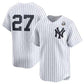 New York Yankees #27 Giancarlo Stanton White 2024 World Series Home Limited Stitched Baseball Jersey