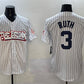 New York Yankees #3 Babe Ruth White Bronx Graffiti Vapor Limited Stitched Baseball Jersey